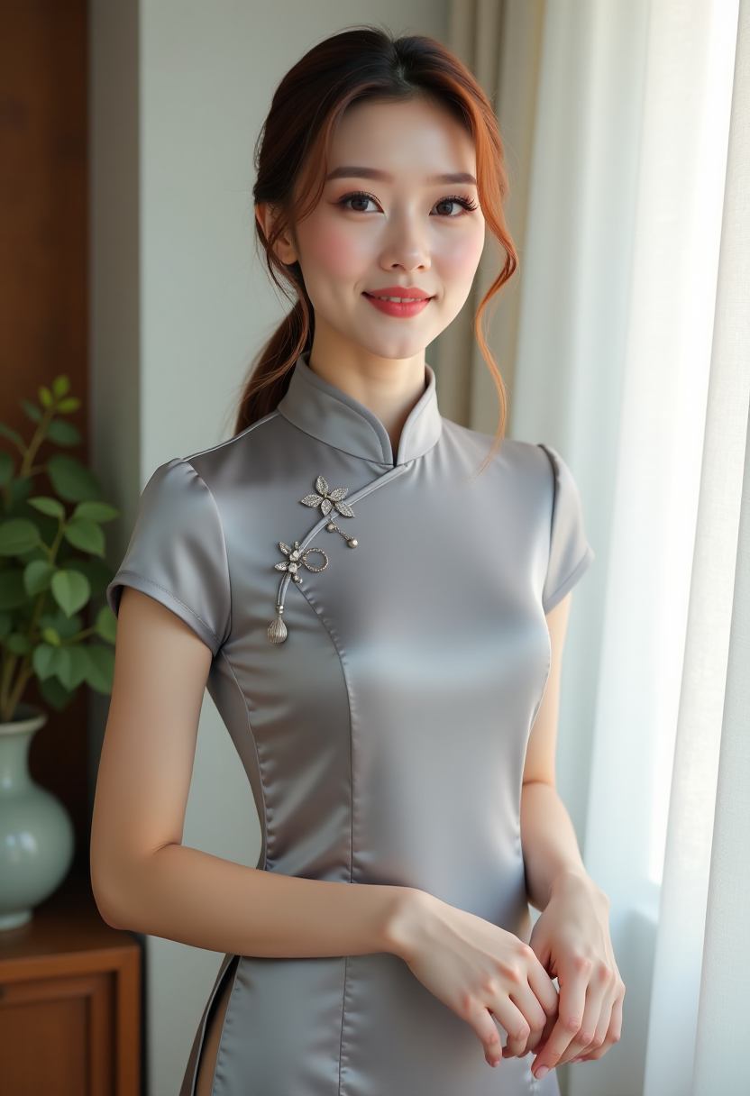 她说她不哭